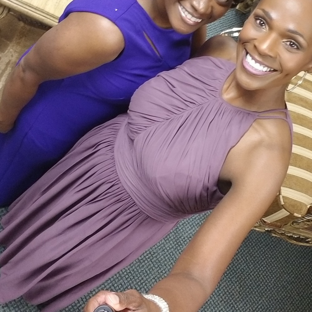 Purple dress